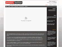 Tablet Screenshot of passionfashion.gr